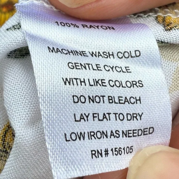 Vintage Y2K Brand White and Yellow Ditsy Floral Dress / S / Excellent condition - Picture 11 of 11